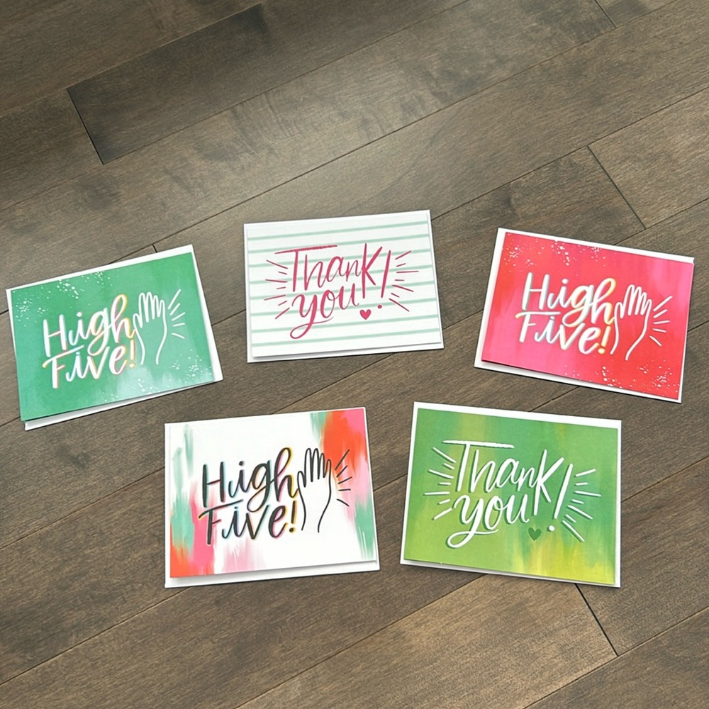 HAPPY PLANNER Greeting Card Set, Encouragement Congrats, Thank You, Letter Mail